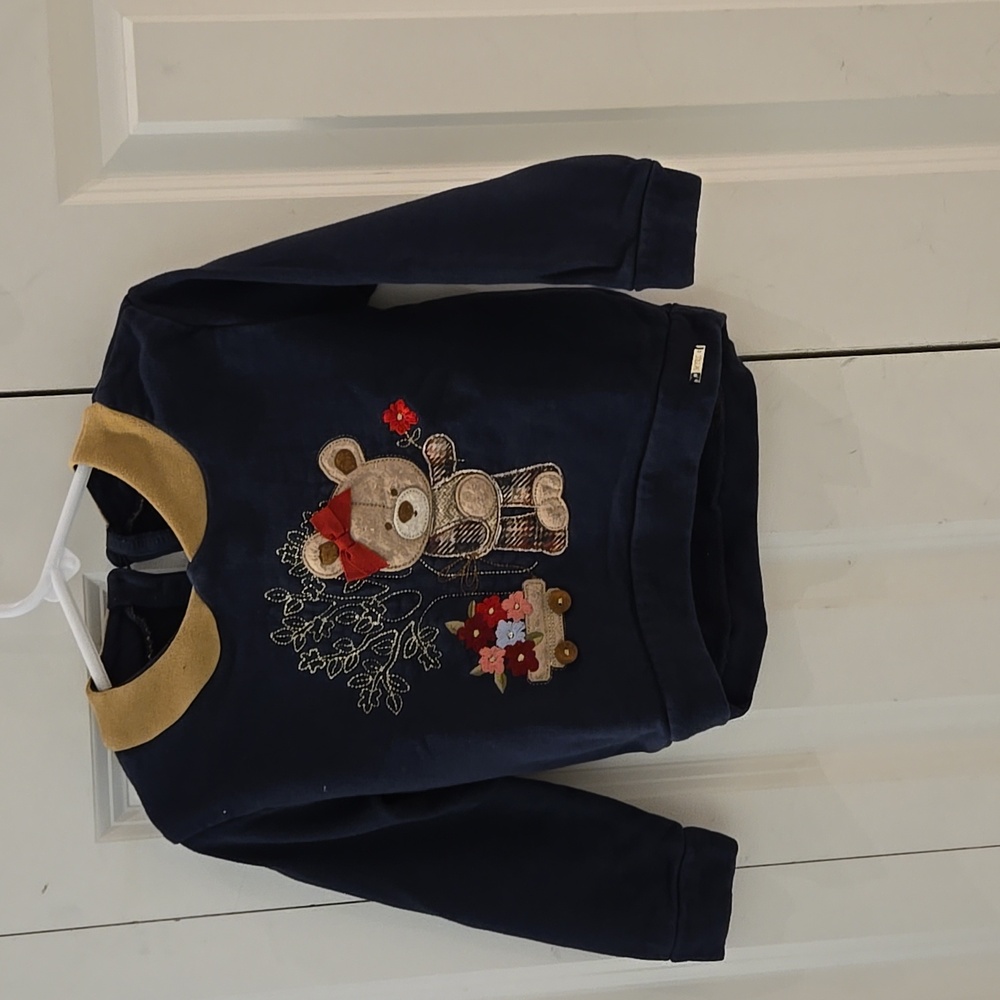 Mayoral sweatshirt, cute teddy bear detail